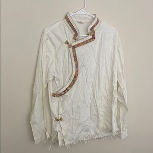 Tibetan traditional shirt brocade